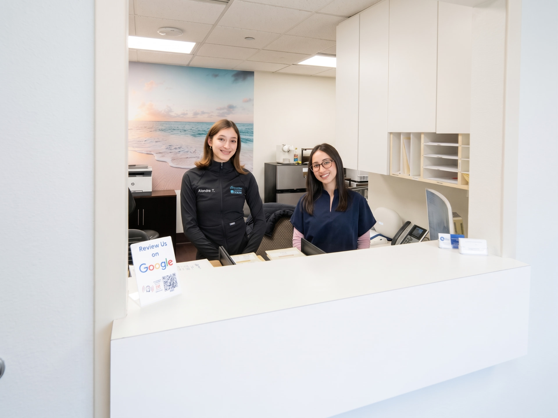 Slim Wellness Center front desk team